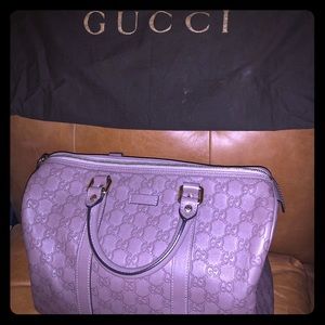 Authentic Guccissima Boston Leather Bag; Like New!